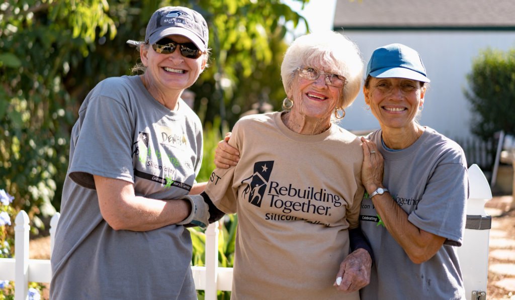 Homeowner with RTSV Volunteers