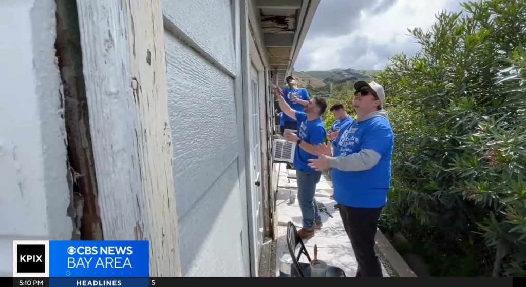 Rebuilding Together, Silicon Valley volunteers repair San Jose woman's home