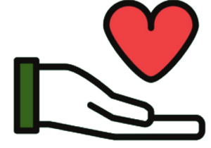 hand with heart icon 2